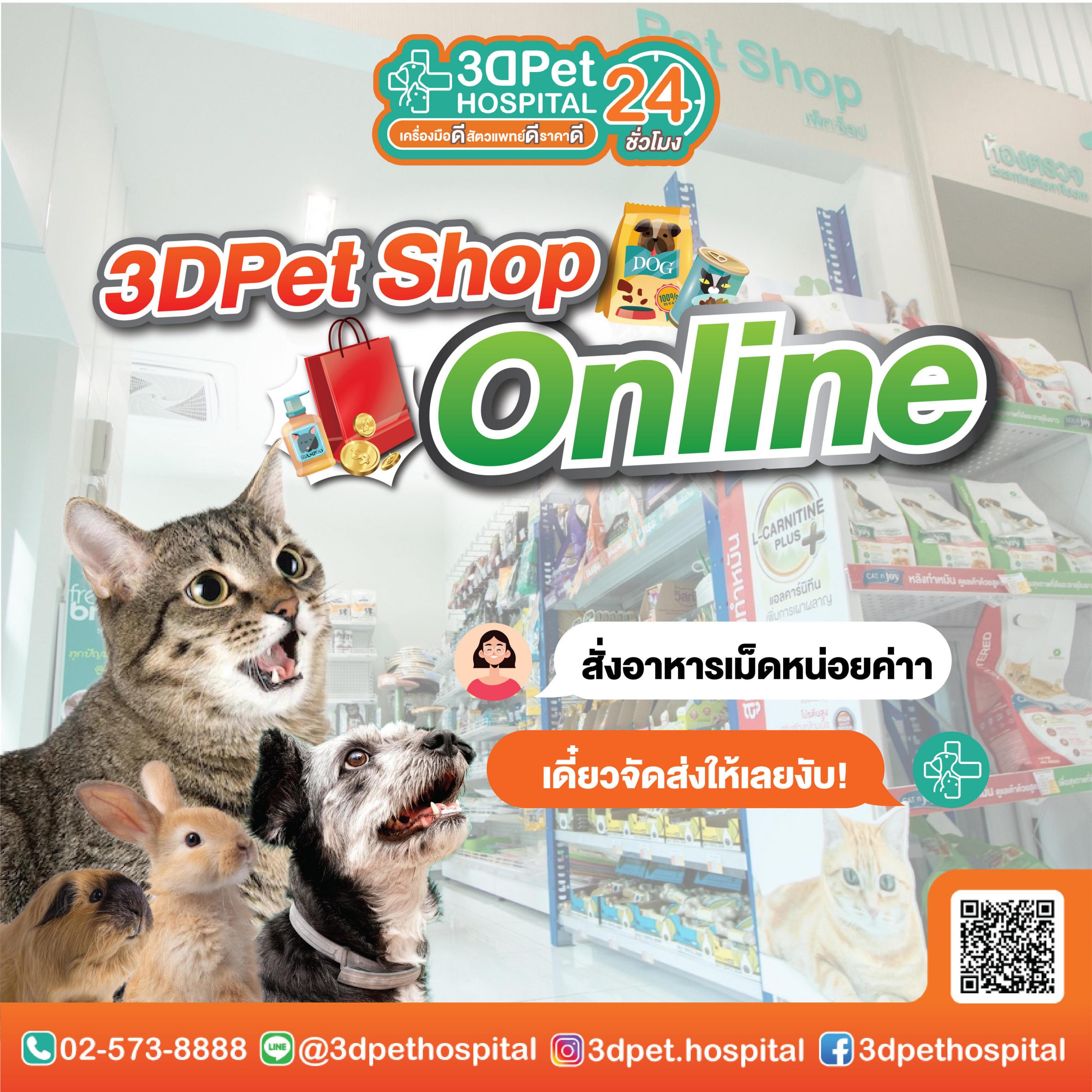 บริการฉีดวัคซีนสัตว์เลี้ยง
